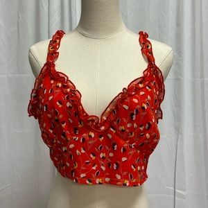 Emory Park Patterned Crop Top